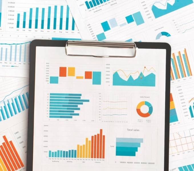 Financial reports showing profit, cash flow, and business performance insights